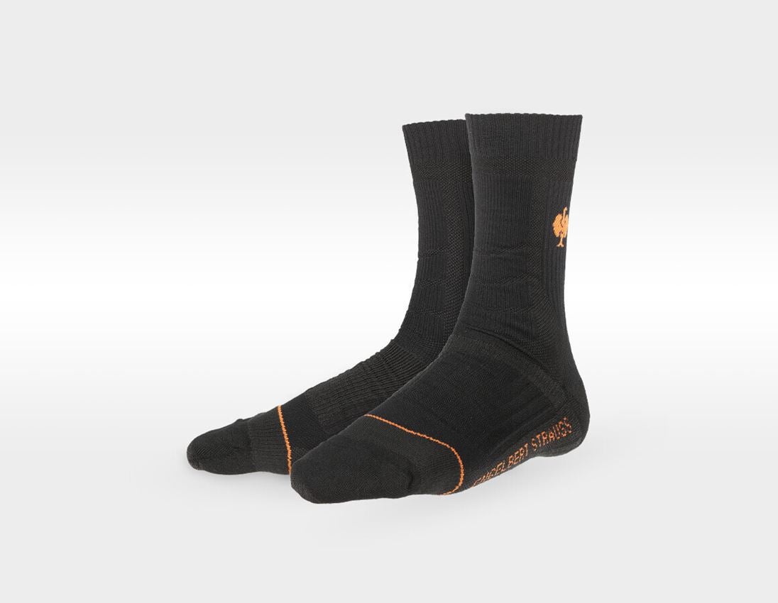 Chaussettes | Bas: e.s. Chaussettes doubles Function warm/high + noir