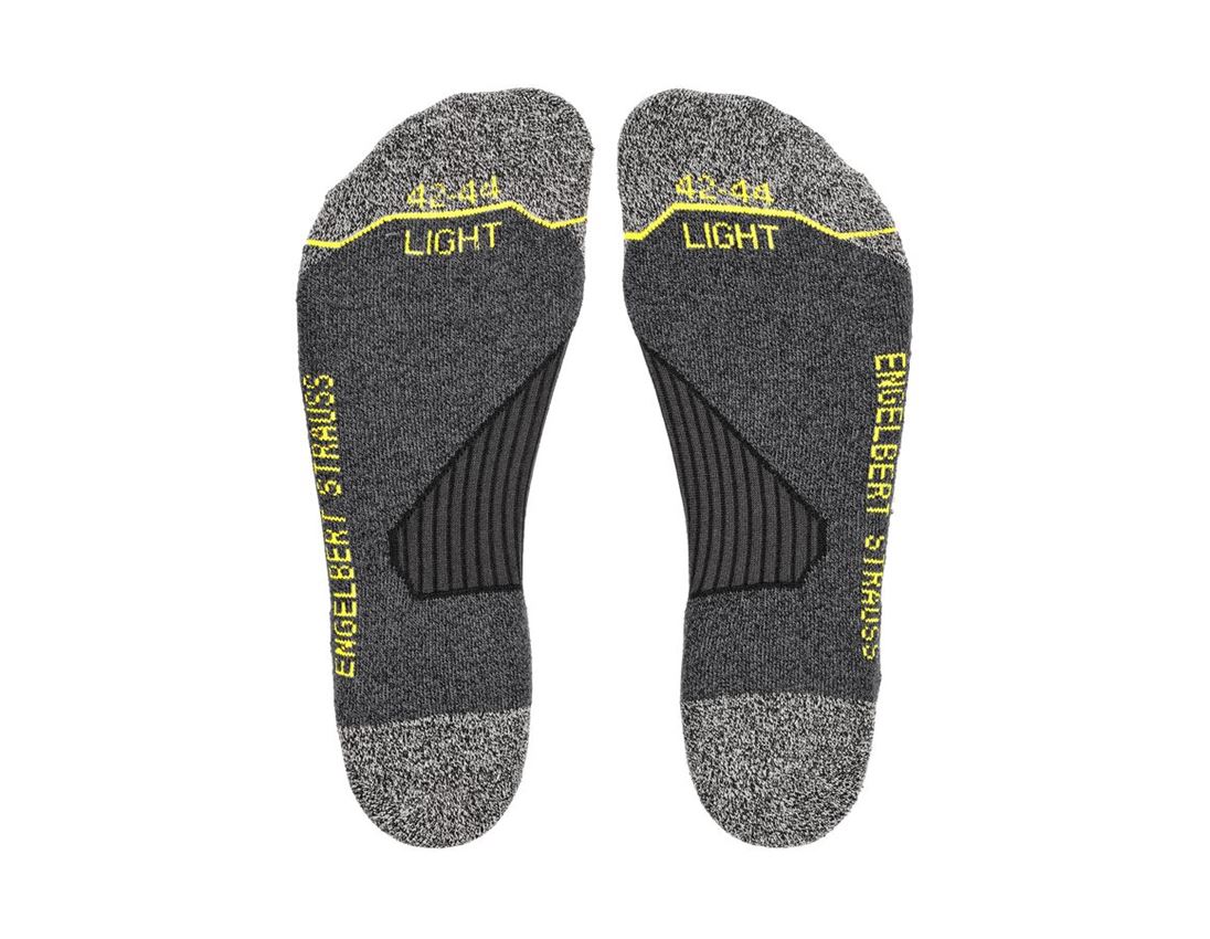 Chaussettes | Bas: e.s. Chaussettes function complètes light/high + gris foncé mélange 1