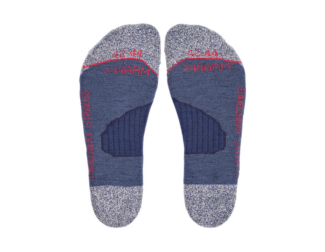 Chaussettes | Bas: e.s. Chaussettes function x-warm/x-high + bleu foncé 1