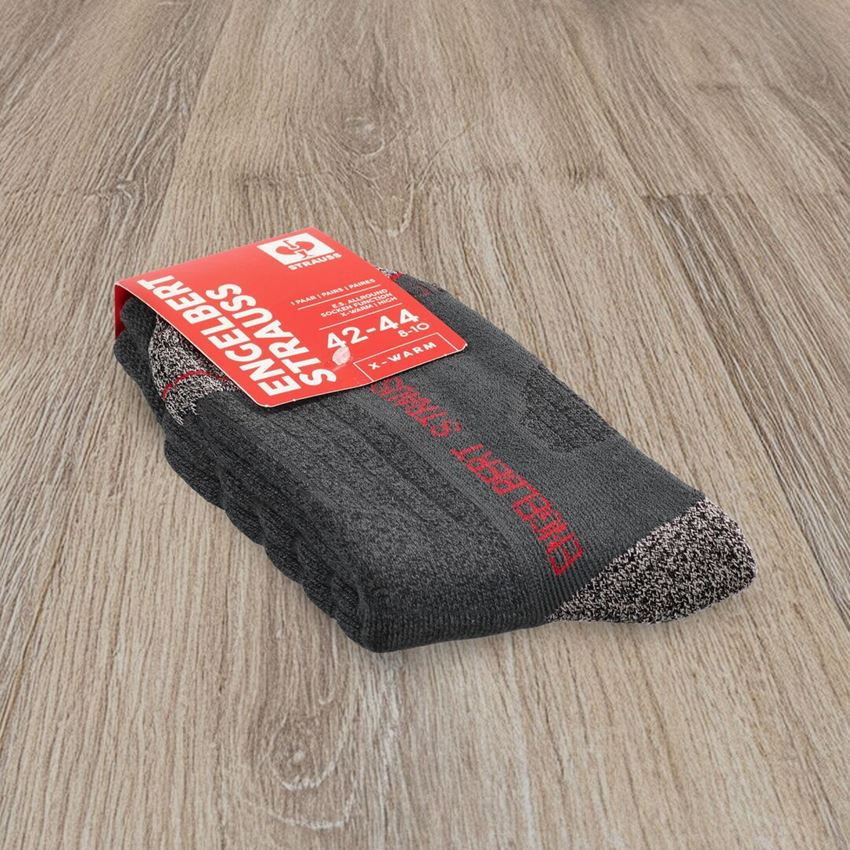 Chaussettes | Bas: e.s. Chaussettes Allround function x-warm/high + gris foncé mélange 2