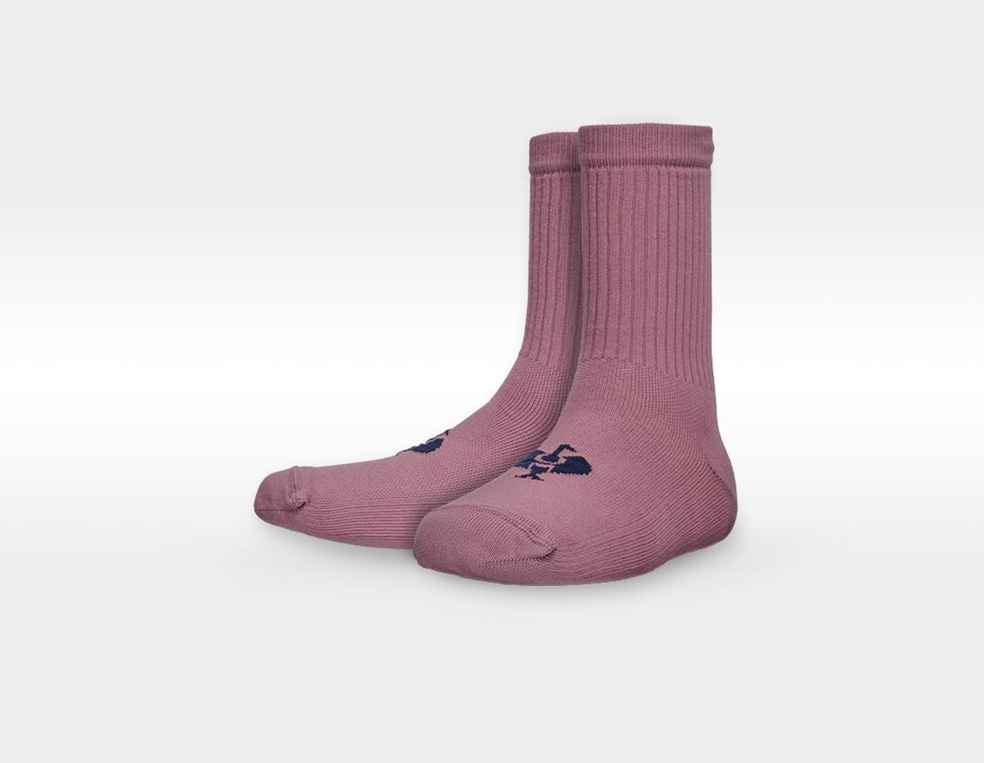 Accessoires: e.s.Chaussettes toute saison funct.light/high,enf. + lapis turquoise+rose tara 1