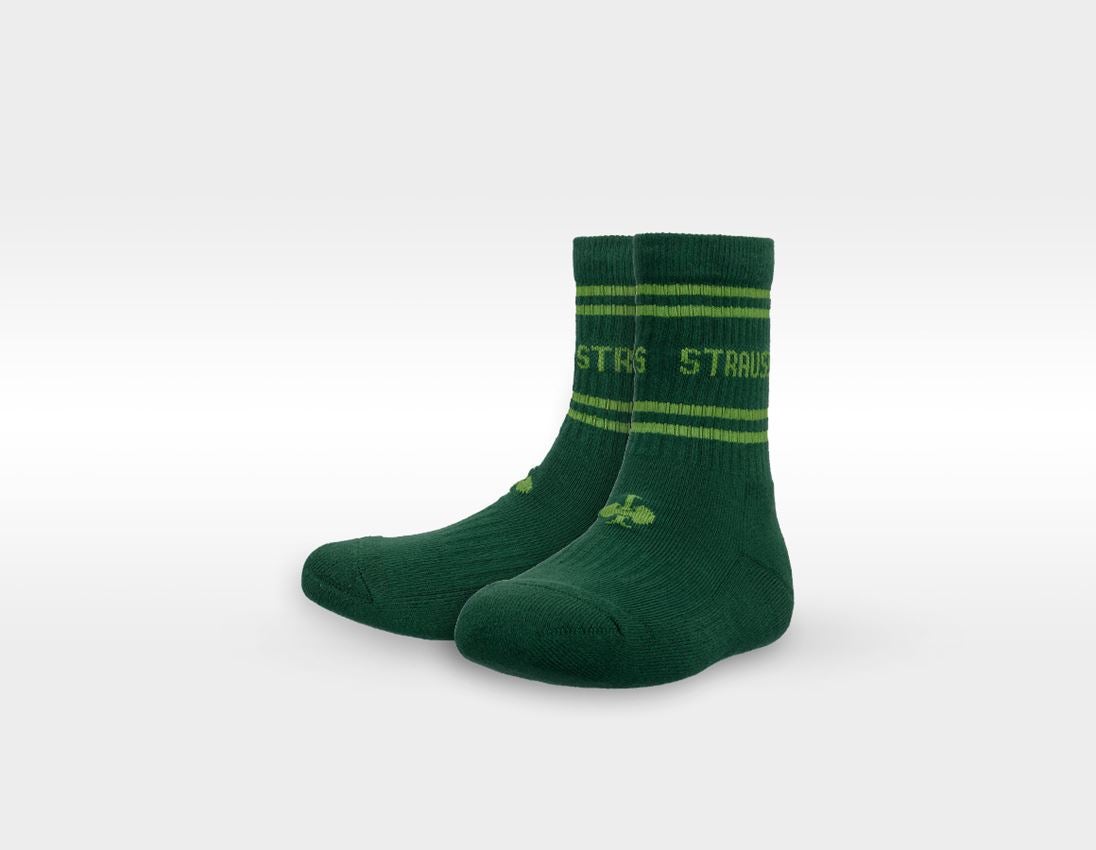 Kleine Geschenke: e.s. Allround Socken Classic light/high,Kinder,3er + grün/seegrün