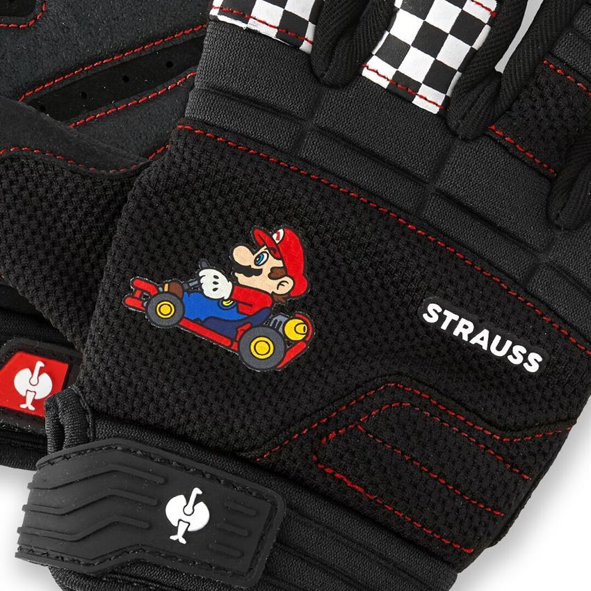 Kollaborationen: Mario Kart Handschuhe, Kinder + schwarz 2