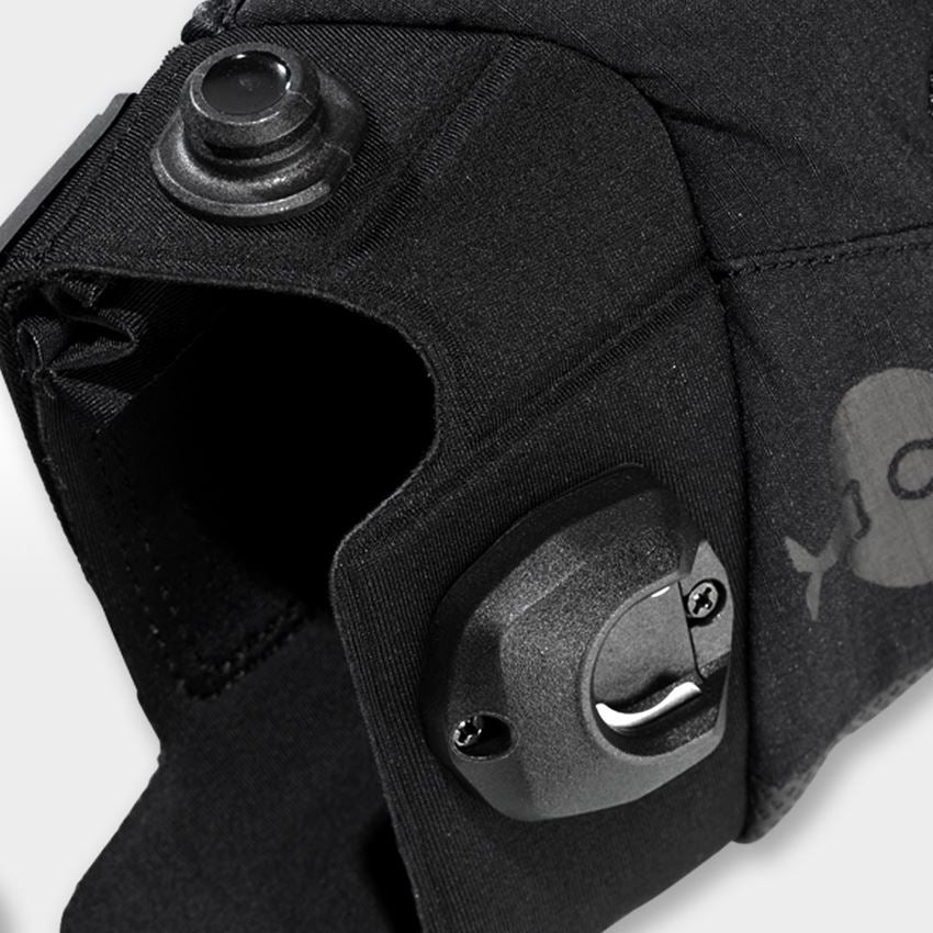 Hybrides: Gants e.s.trail, light graphic + noir/blanc/lapis turquoise 2