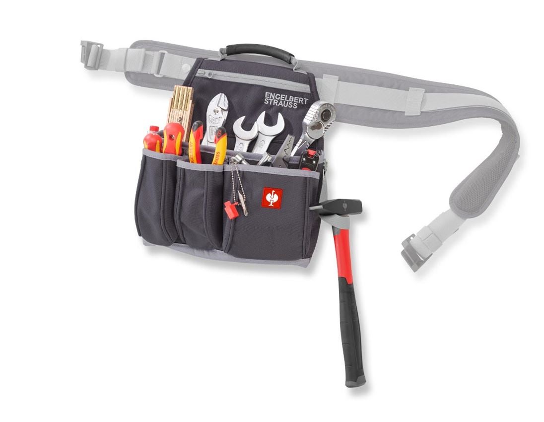 Werkzeugtaschen: e.s. Werkzeugtasche, 4 Fächer + anthrazit/platin 1