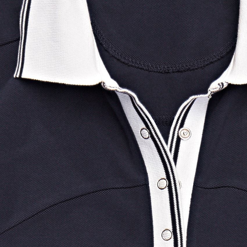 Robes | Jupes	: Robe piqué e.s.avida + bleu foncé 2