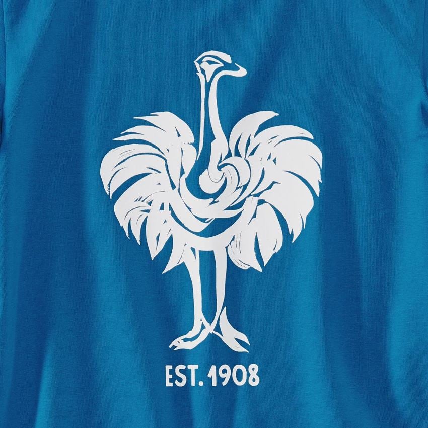 Shirts & Co.: e.s. T-Shirt 1908, Kinder + atoll/weiß 2