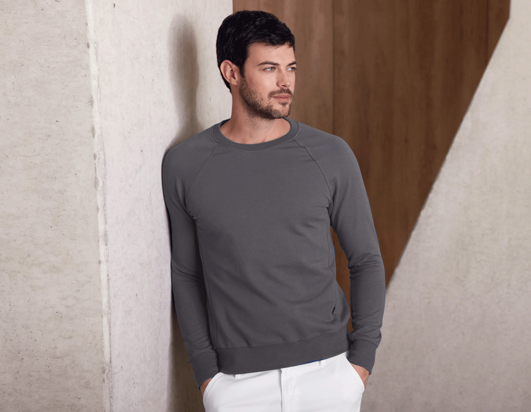 myDesign XMAS: e.s. Sweatshirt cotton stretch + anthrazit