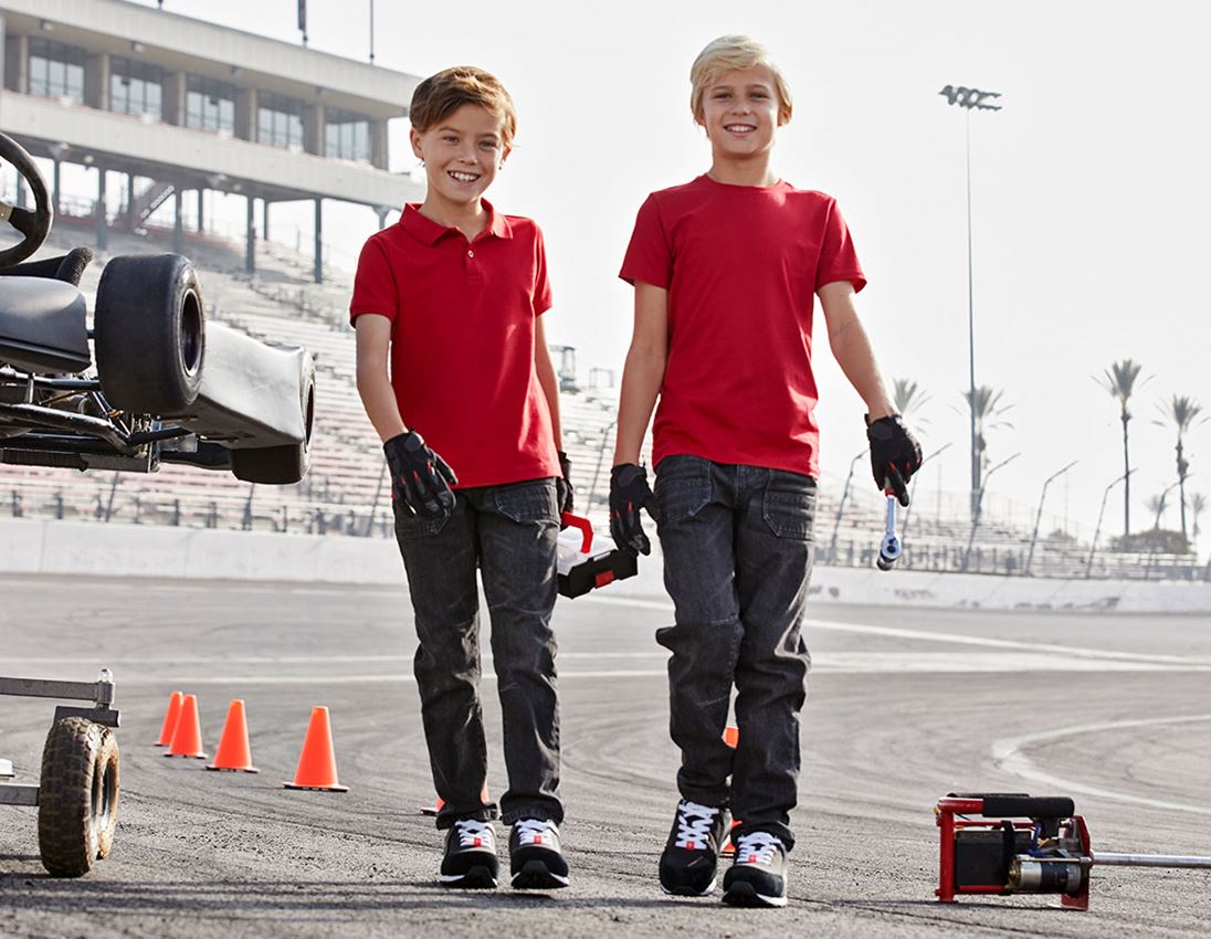 myDesign XMAS: e.s. T-Shirt cotton stretch, Kinder + feuerrot 3