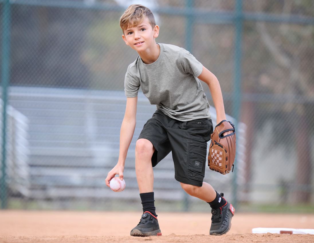 myDesign XMAS: e.s. T-Shirt cotton stretch, Kinder + graumeliert 1