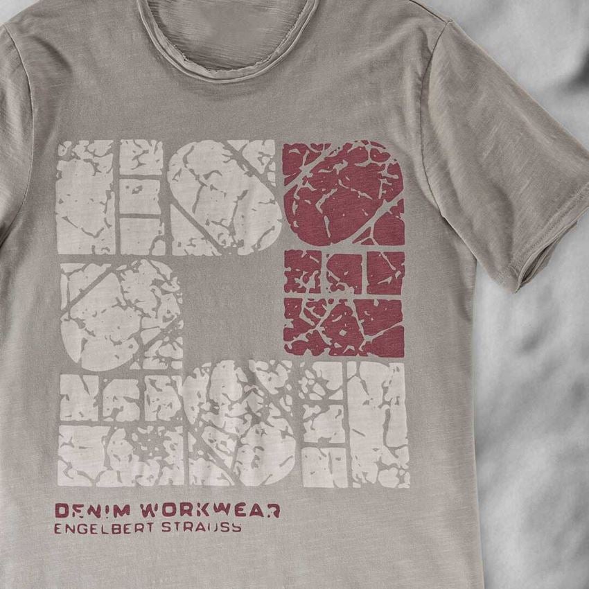 Thèmes: e.s. T-Shirt denim workwear + taupe vintage 2