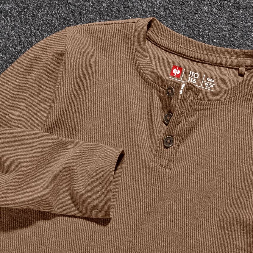Themen: Longsleeve e.s.vintage, Kinder + sepia melange 2