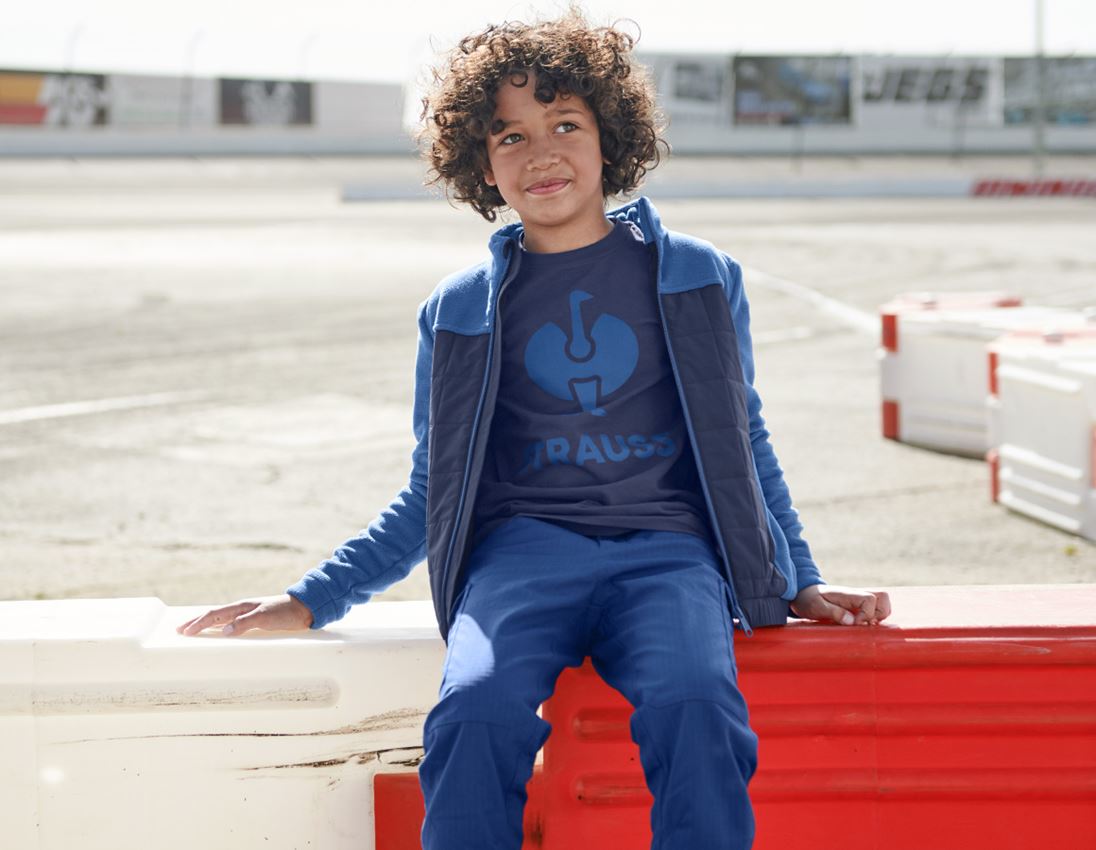 Hauts: T-shirt e.s.concrete, enfants + bleu profond 1