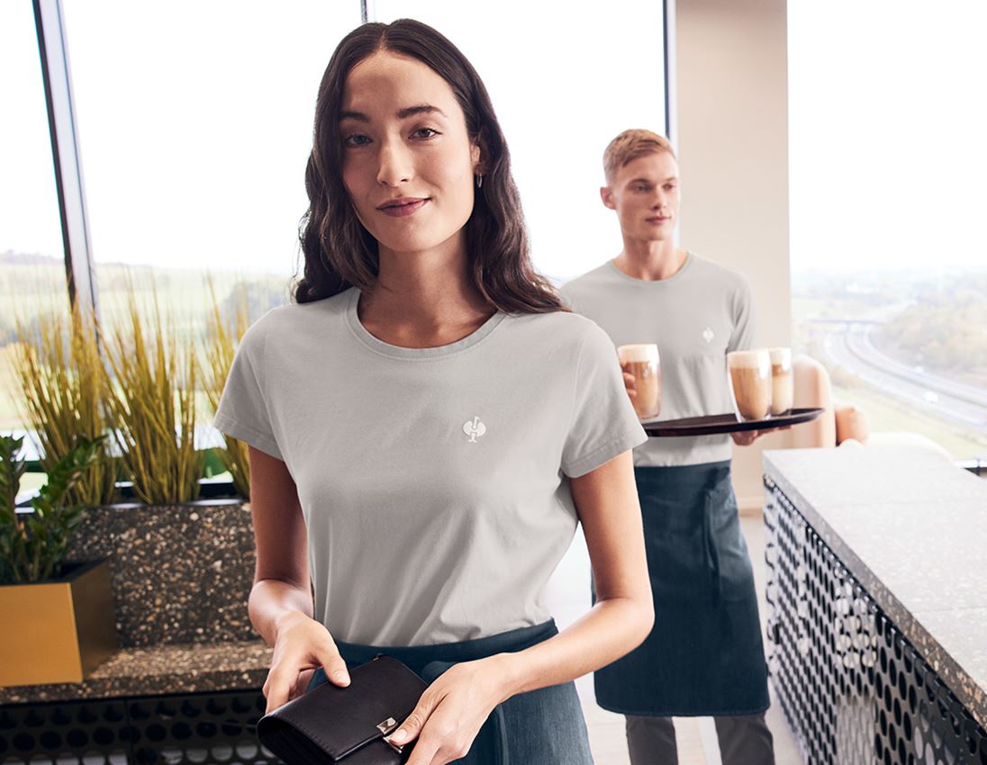 Shirts & Co.: T-Shirt e.s.motion ten pure, Damen + opalgrau vintage 1