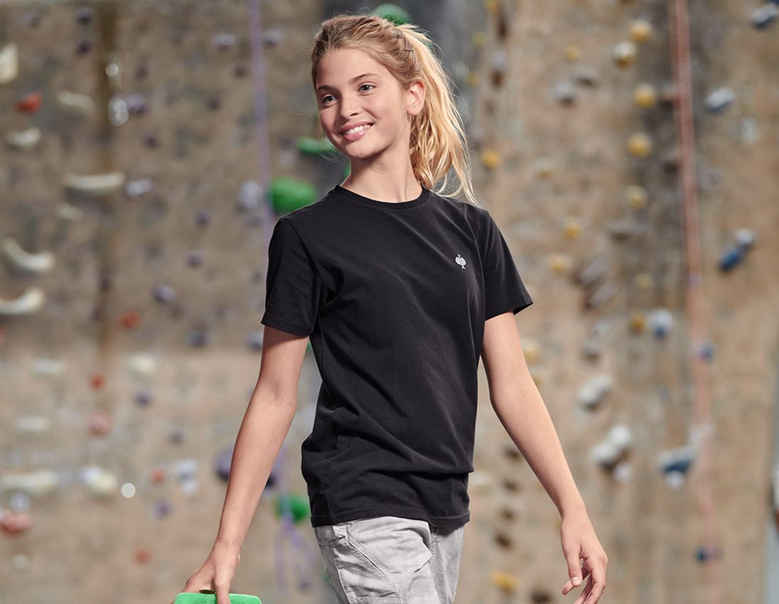 Themen: T-Shirt e.s.motion ten pure, Kinder + oxidschwarz vintage