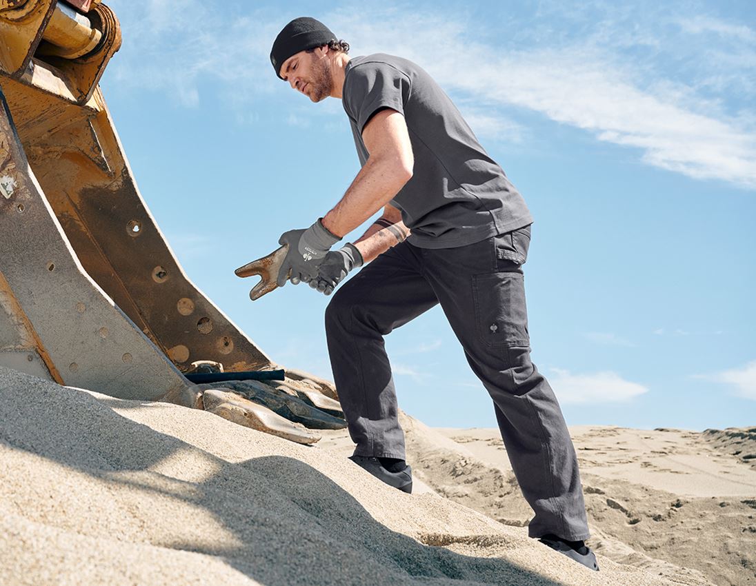 Shirts & Co.: T-Shirt heavy e.s.iconic + carbongrau 5