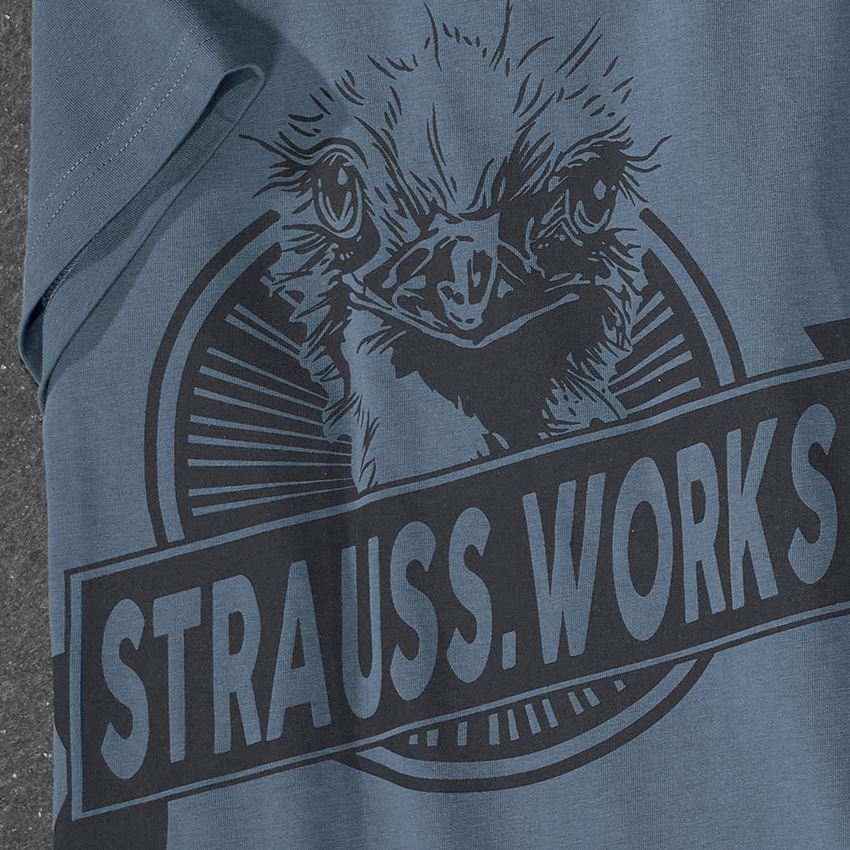 Shirts & Co.: T-Shirt e.s.iconic works + oxidblau 2