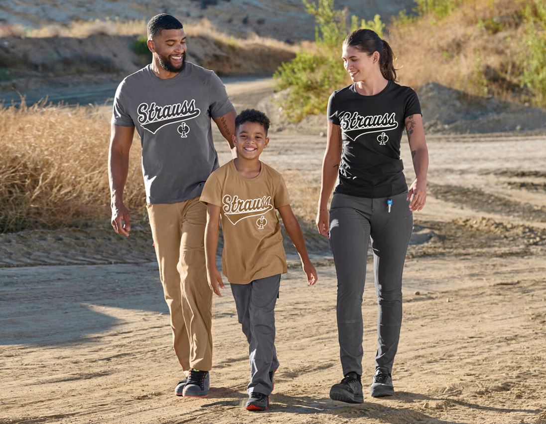 Shirts & Co.: T-Shirt e.s.e:pic, Kinder + mandelbraun 2