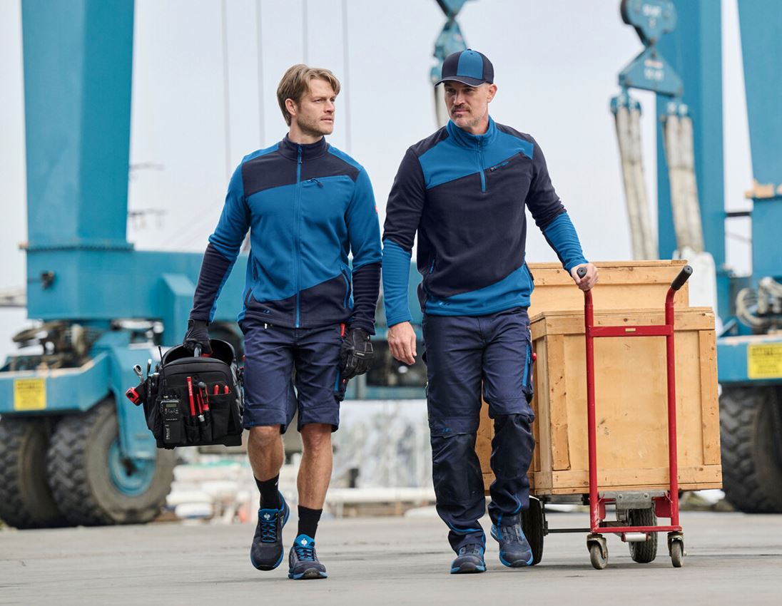 Hauts: Pull en laine polaire e.s.motion 2020 + bleu foncé/atoll 2