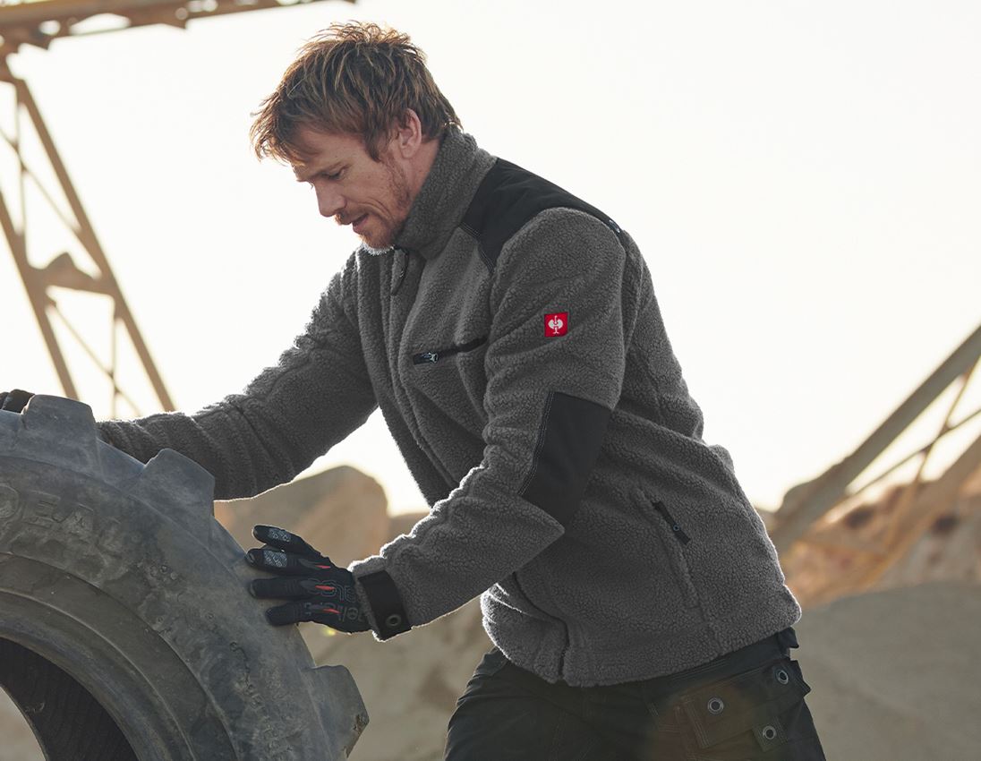 Vestes de travail: Veste en fibre polaire e.s.roughtough  + titane 1