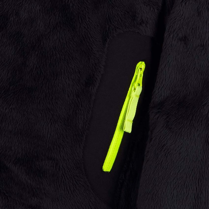 Hauts: Pull camionneur Highloft e.s.motion 2020, enfants + noir/jaune fluo/orange fluo 2