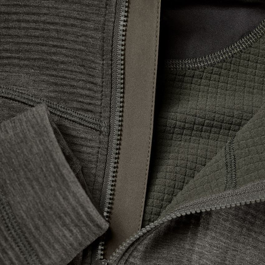 Hauts: Pull camionneur climacell e.s.dynashield,femmes + thym mélange 2