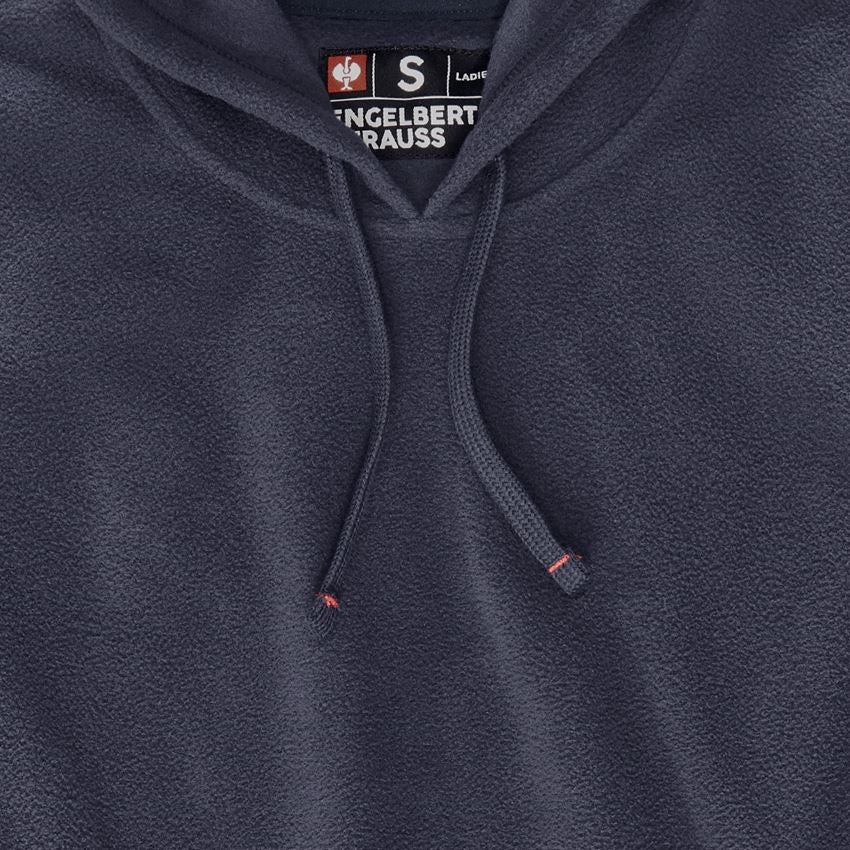 Accessoires: e.s. Fleece Hoody, Damen + dunkelblau 2
