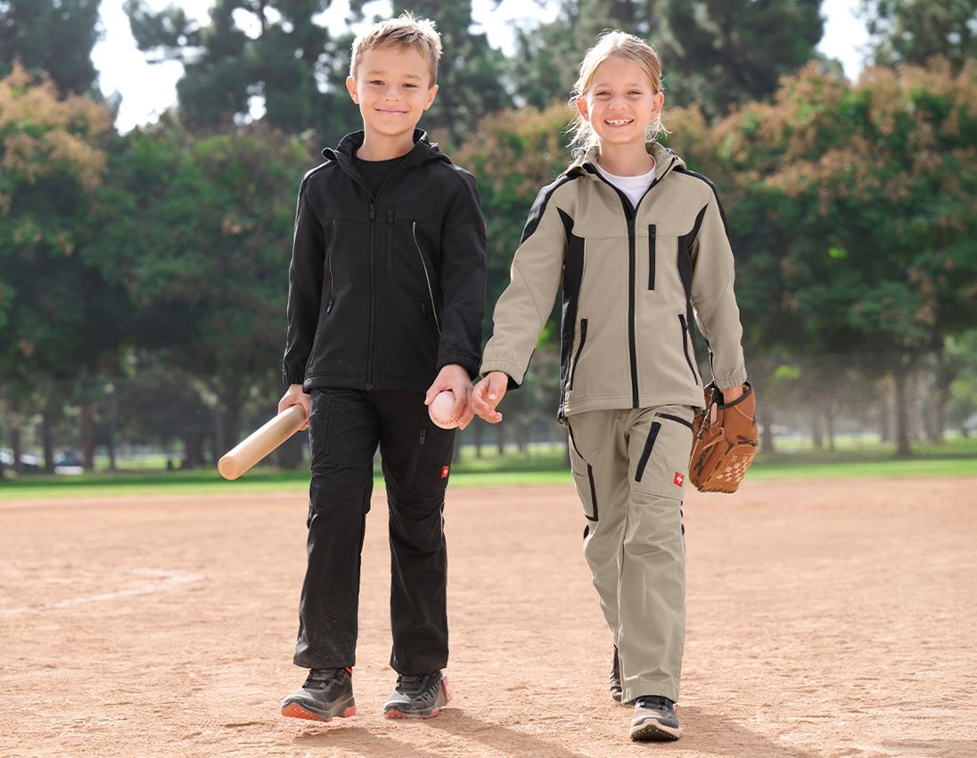 Vestes: Veste softshell e.s.vision, enfants + noir 2