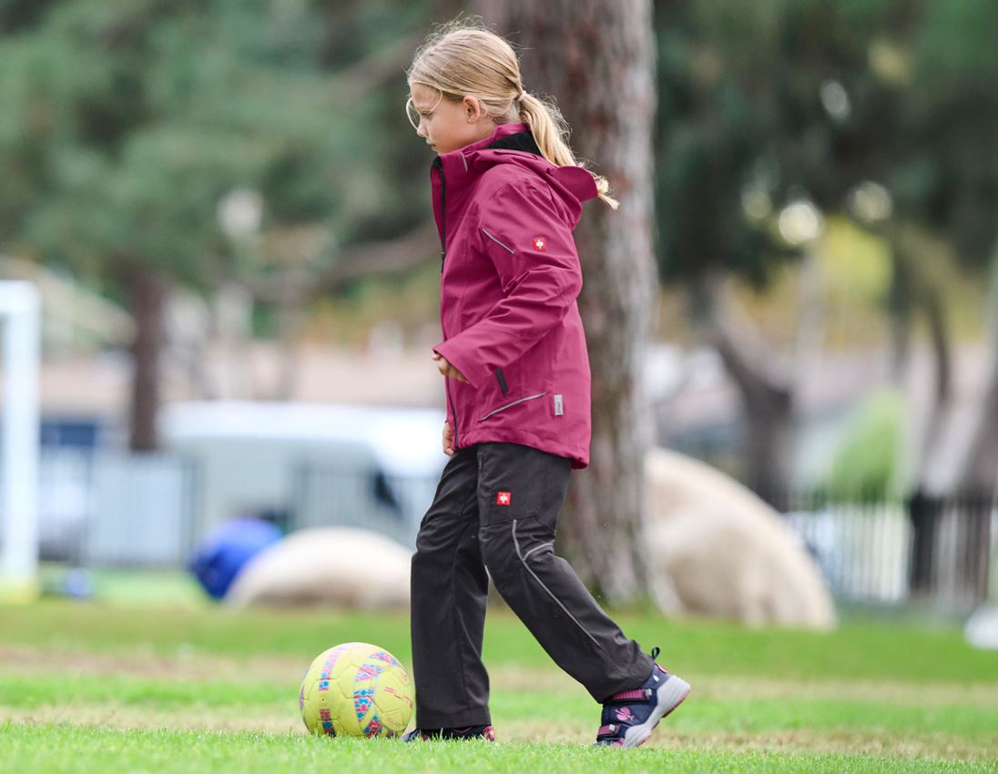 Jacken: 3 in 1 Funktionsjacke e.s.vision, Kinder + beere 3