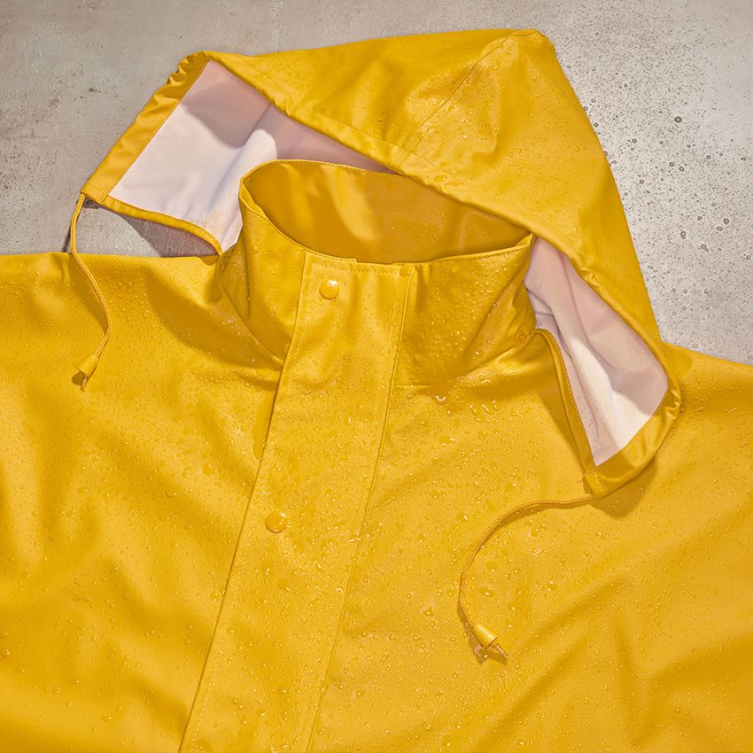 Jacken: Flexi-Stretch-Regenjacke + gelb 2