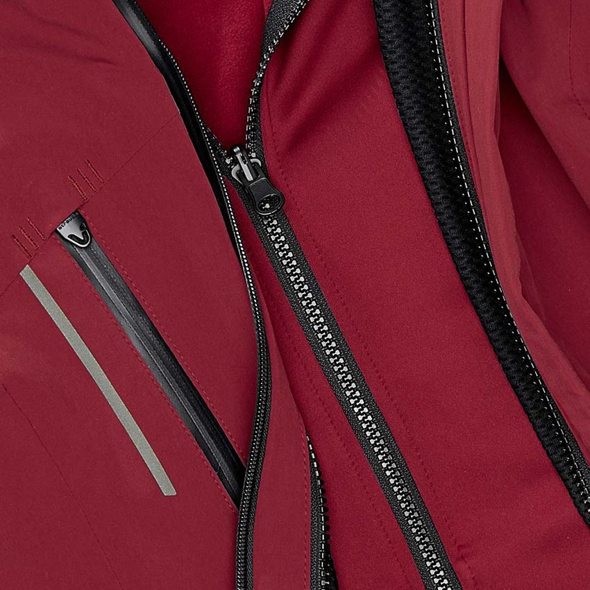 Jacken: 3 in 1 Funktionsjacke e.s.vision, Damen + rubin 2