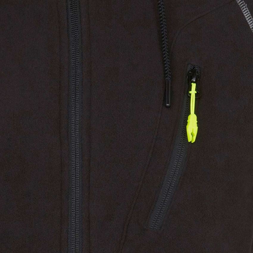 Themen: Kapuzen Fleece Jacke e.s.motion 2020 + schwarz 2