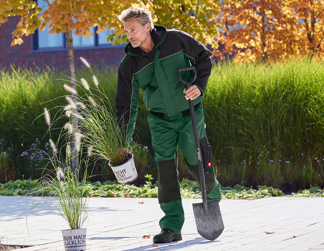 Vestes de travail: Blouson aviateur e.s.image + vert/noir 3