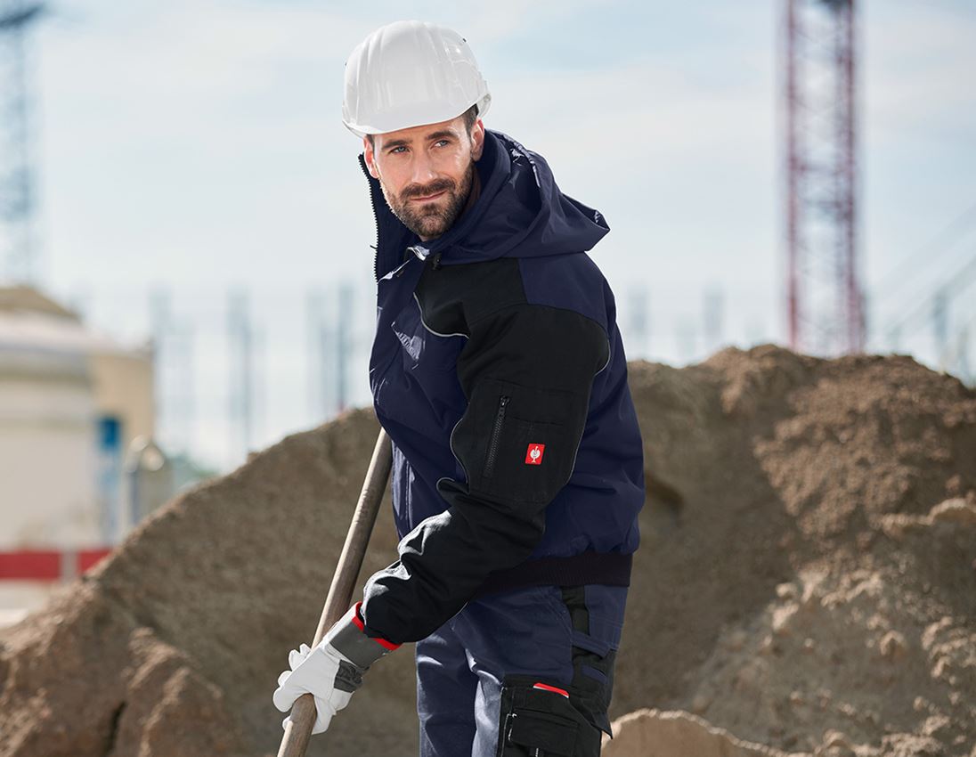 Jacken: Pilotenjacke e.s.image + dunkelblau/schwarz 2