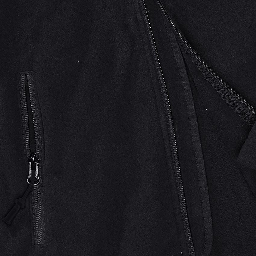 Jacken: Kapuzen Fleece Jacke e.s.motion 2020, Damen + schwarz 2