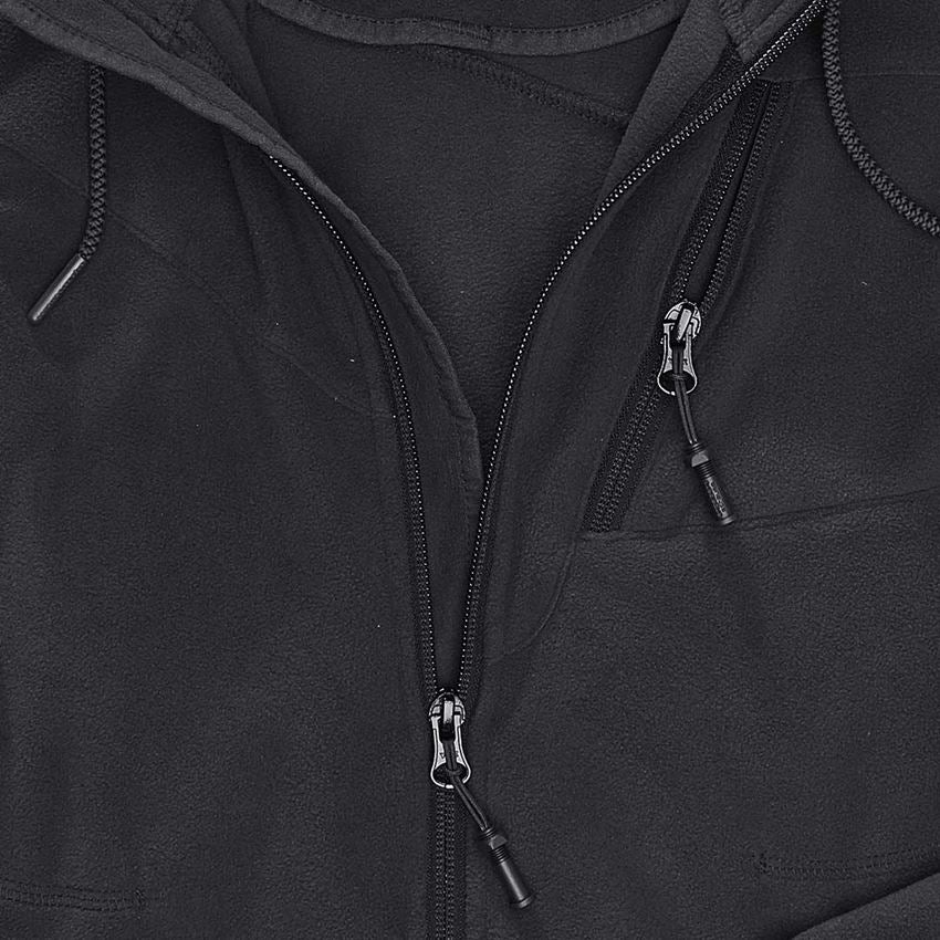 Jacken: Kapuzen Fleece Jacke e.s.motion 2020, Damen + graphit 2