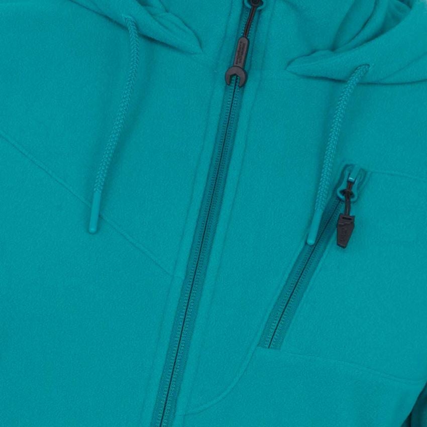 Jacken: Kapuzen Fleece Jacke e.s.motion 2020, Damen + ozean 2