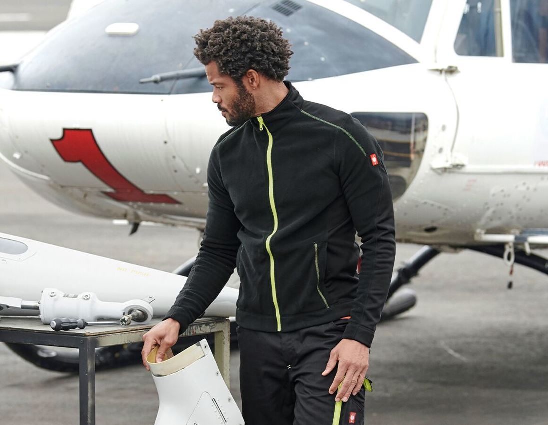 Vêtements: Veste de fonction 3 en 1 e.s.motion 2020, hommes + noir/jaune fluo/orange fluo 4