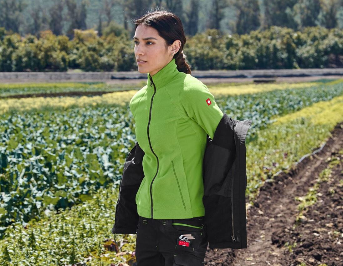 Horti-/ Sylvi-/ Agriculture: Veste de fonction 3 en 1 e.s.motion 2020,femmes + noir/vert d'eau 2