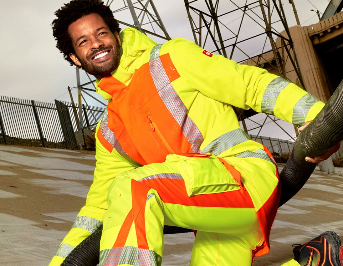 Vestes de travail: Parka de fonction signalisation e.s.motion 2020 + orange fluo/jaune fluo 1
