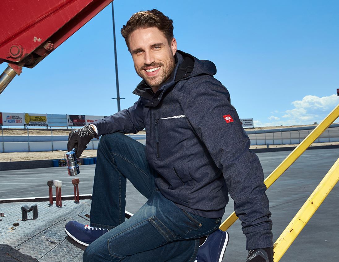 Jacken: Winter Funktions-Pilotenjacke e.s.motion denim + indigo 1