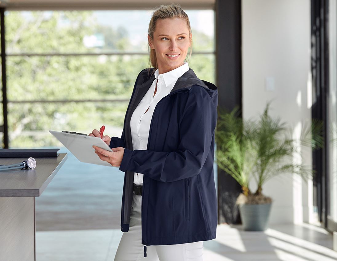 Vestes de travail: e.s. Veste de fonction CI, femmes + bleu foncé 1