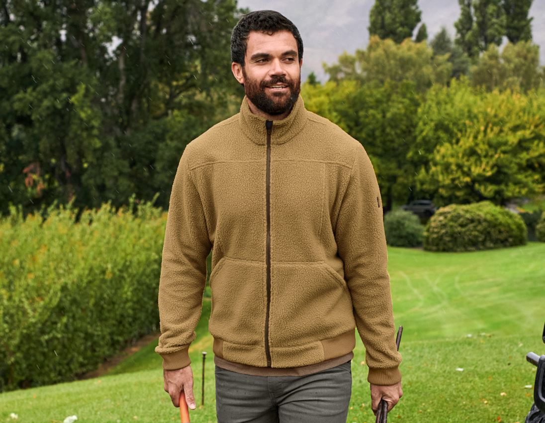 Vestes de travail: Veste polaire e.s.vintage + sépia