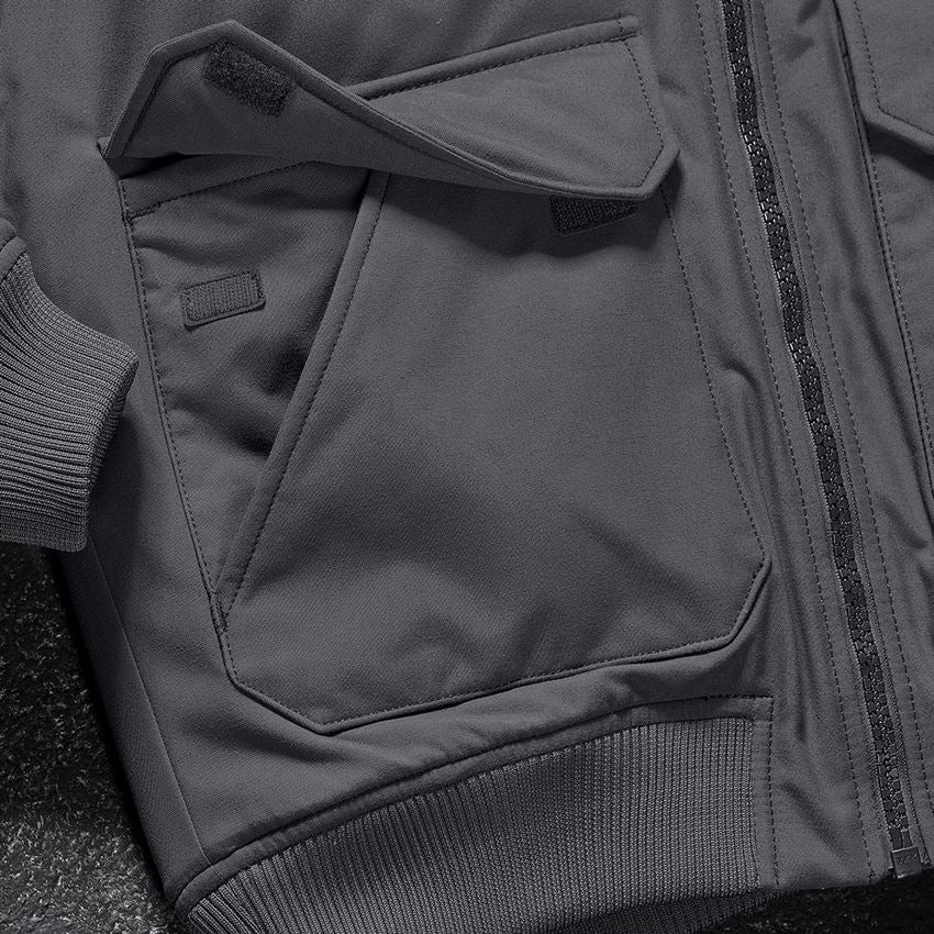 Vestes de travail: Blouson aviateur e.s.iconic + gris carbone 2
