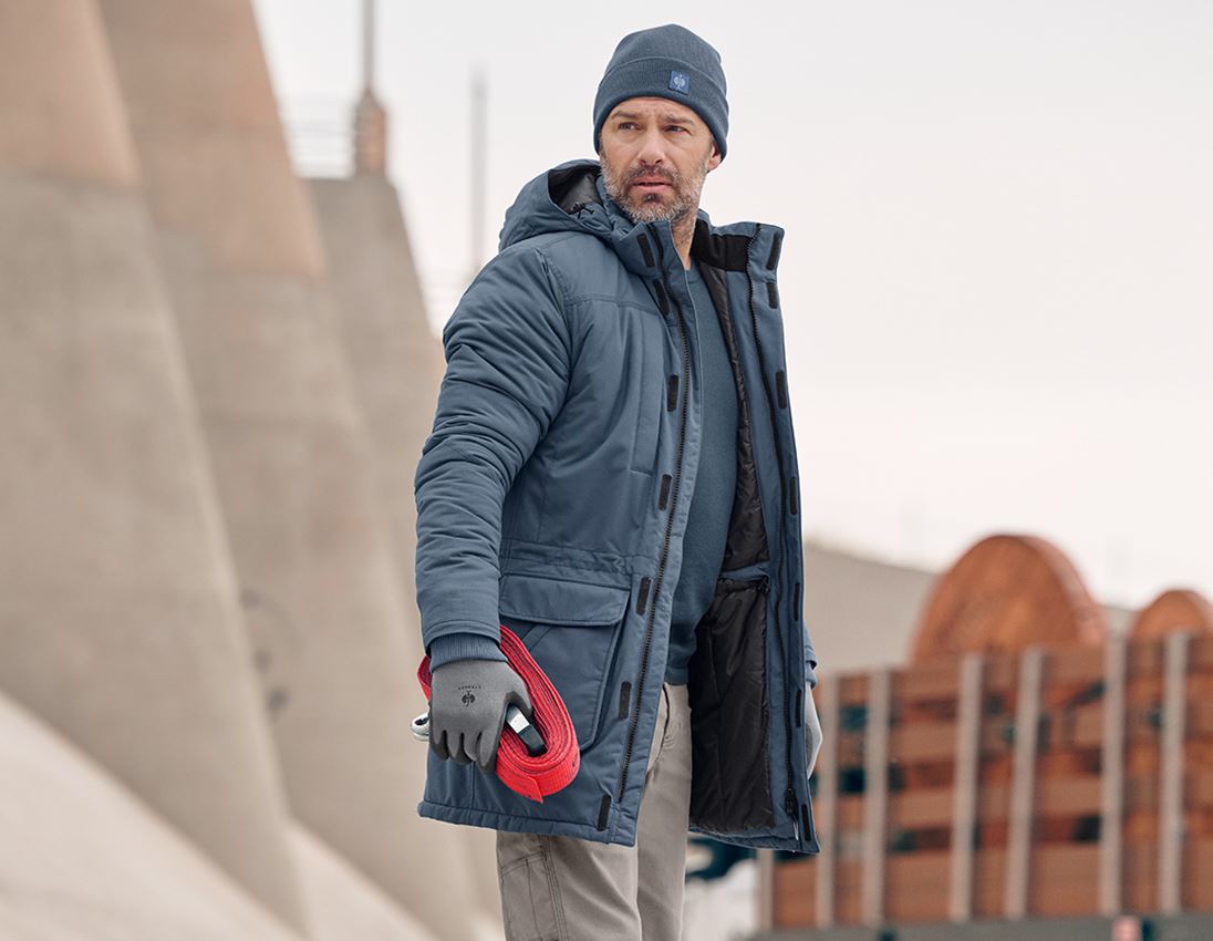 Jacken: Parka e.s.iconic + oxidblau 1