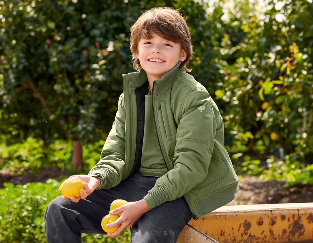 Vêtements: Blouson aviateur e.s.iconic, enfants + vert montagne 1