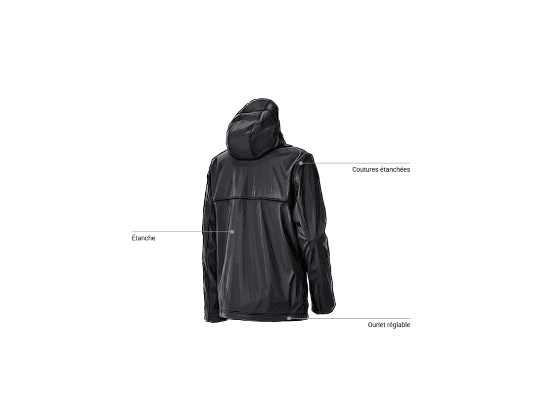 Vestes de travail: Veste de fonction 3 en 1 e.s.line.core + noir 2