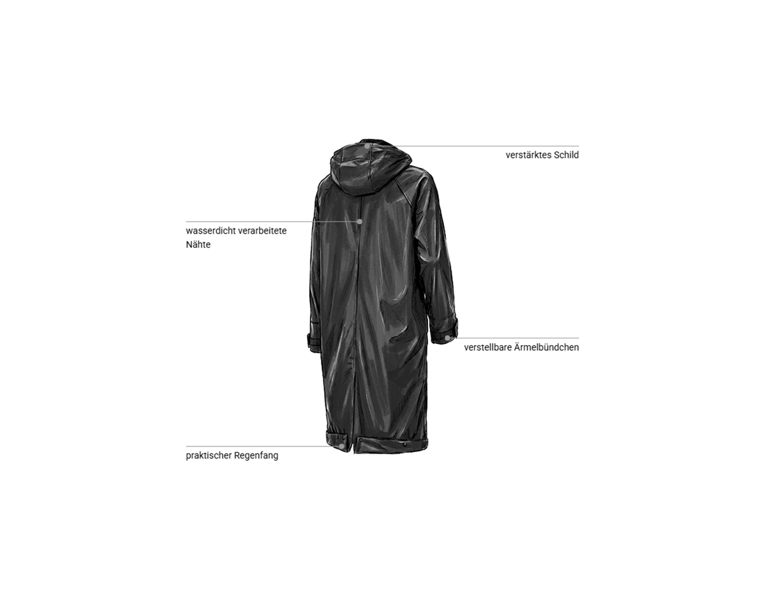 Themen: Regenparka e.s.line.nordic + schwarz 2