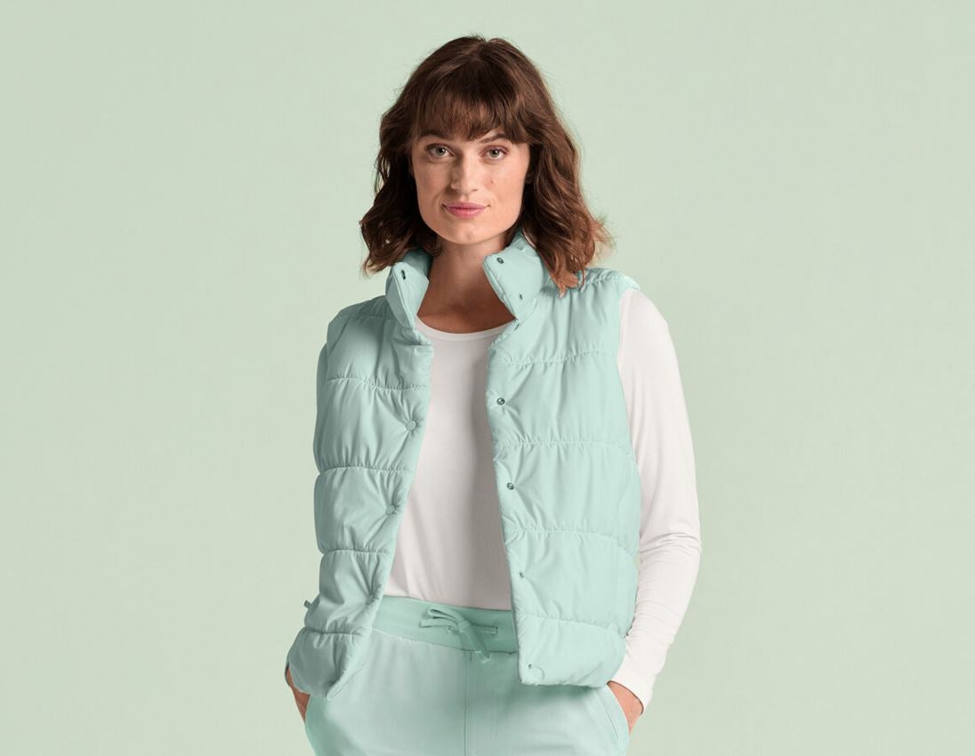 Bekleidung: Weste e.s.avida, Damen + softgrün