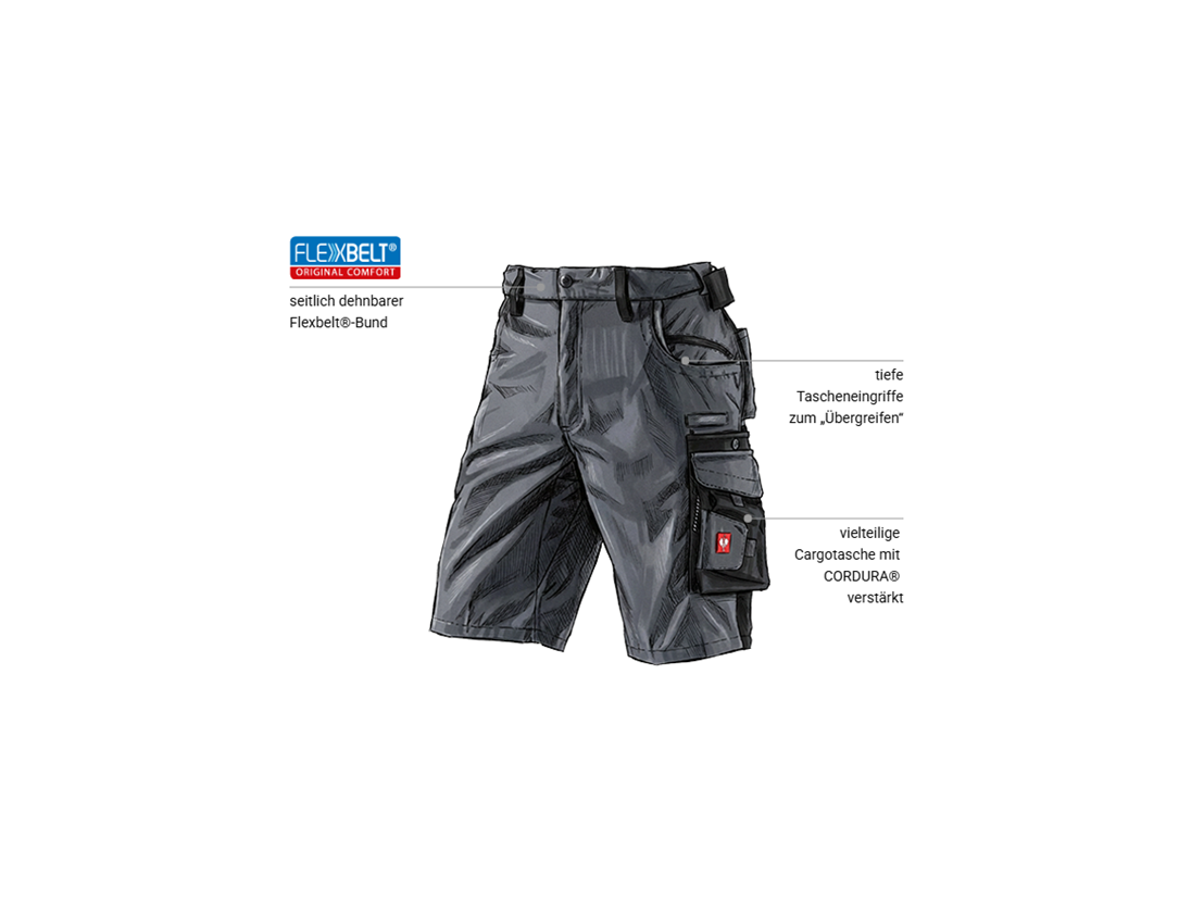Forstwirte | Landwirte: Short e.s.motion + grau/schwarz 1